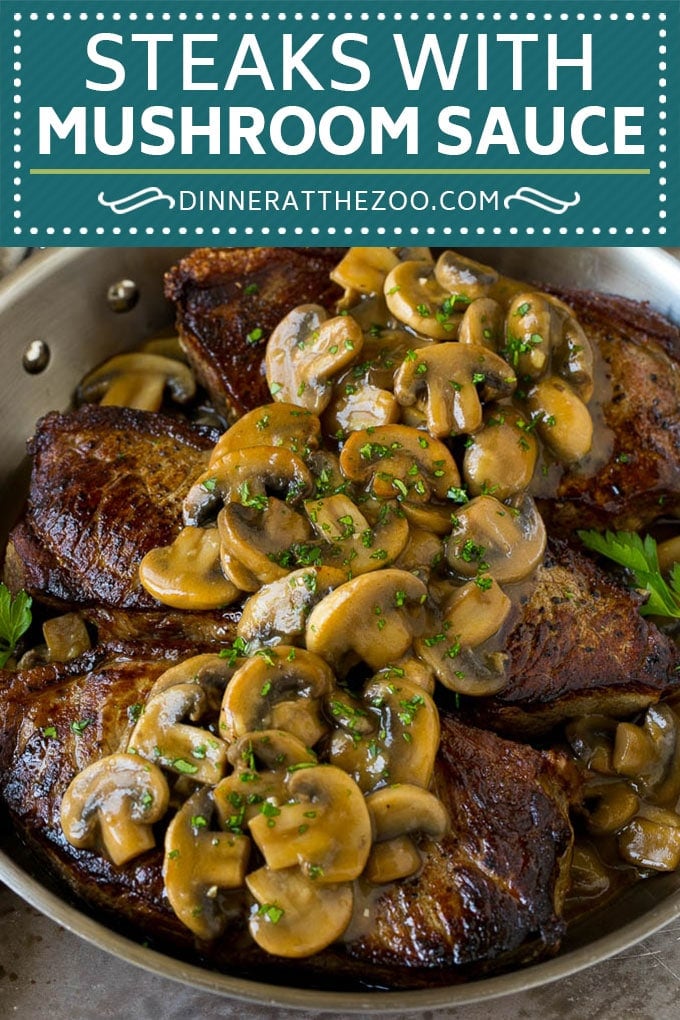 Mushroom Steak Sauce Recipe #mushrooms #steak #beef #dinner #dinneratthezoo