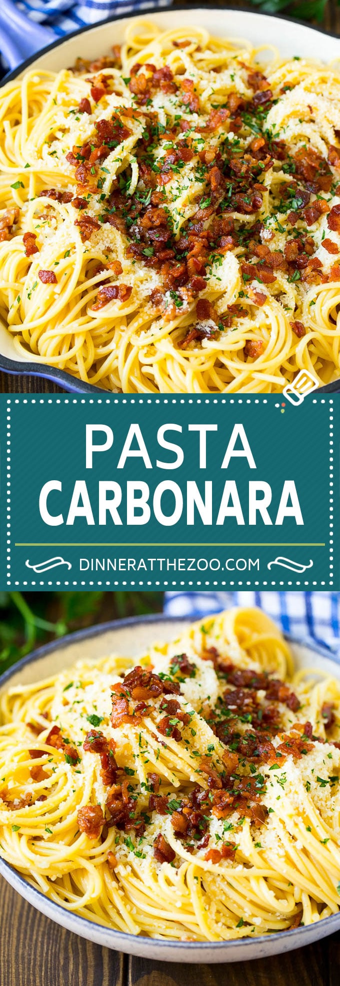 Pasta Carbonara Recipe | Bacon Pasta #pasta #bacon #cheese #dinner #dinneratthezoo