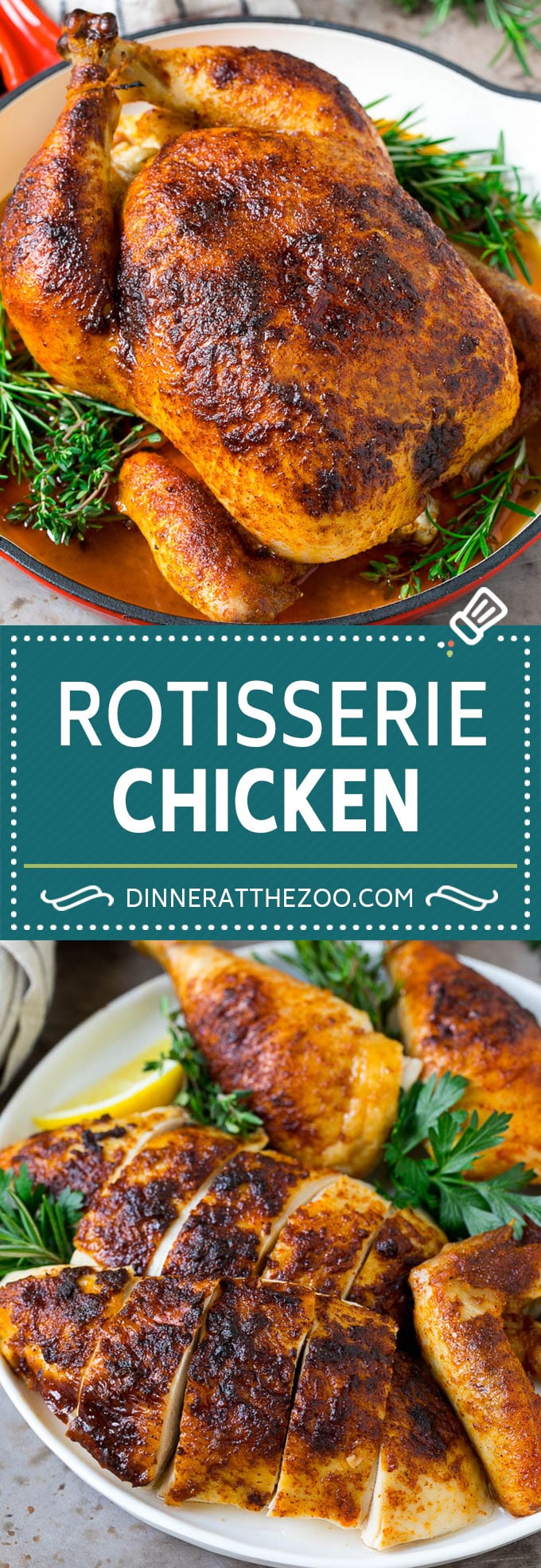 Rotisserie Chicken Recipe | Roasted Chicken #chicken #dinner #dinneratthezoo #comfortfood