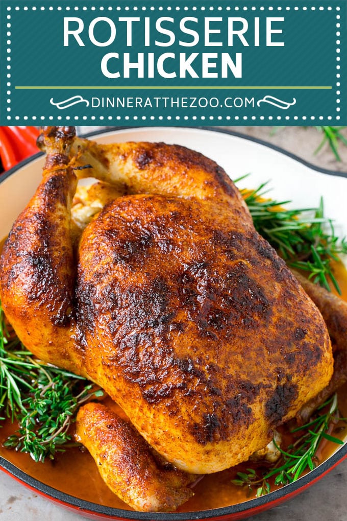 Rotisserie Chicken Recipe | Roasted Chicken #chicken #dinner #dinneratthezoo #comfortfood