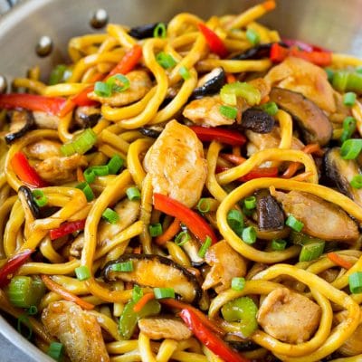 Stir Fry Noodles with Chicken
