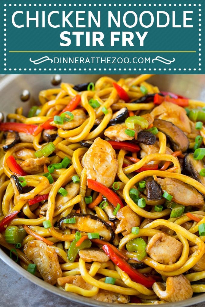 Stir Fry Noodles Recipe | Noodle Stir Fry #chiken #noodles #stirfry #mushrooms #diinner #dinneratthezoo