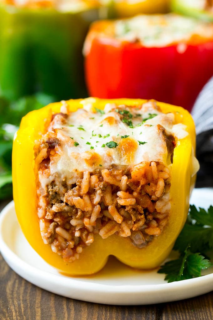 Stuffed Bell Peppers - Dinner at the Zoo