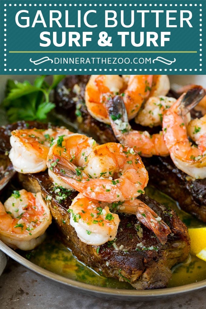 Surf and Turf Recipe | Seared Steak #steak #shrimp #keto #lowcarb #dinner #dinneratthezoo