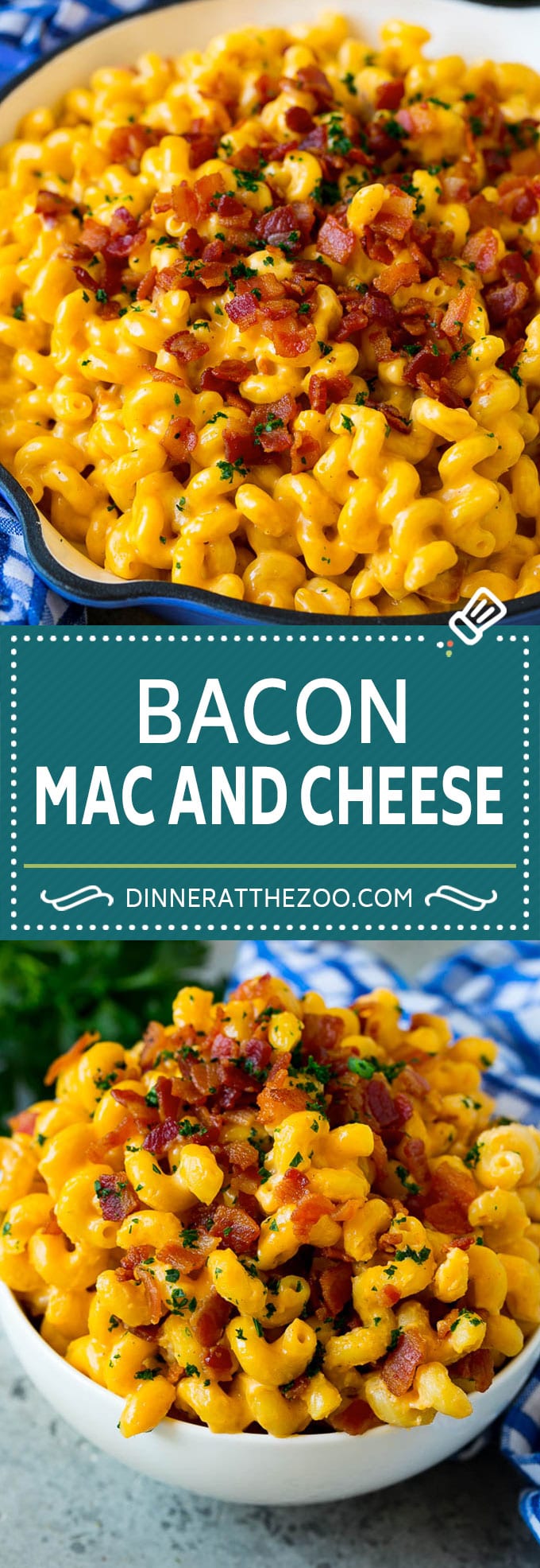 Bacon Mac and Cheese Recipe | One Pot Macaroni and Cheese #macandcheese #cheese #bacon #onepot #dinner #dinneratthezoo