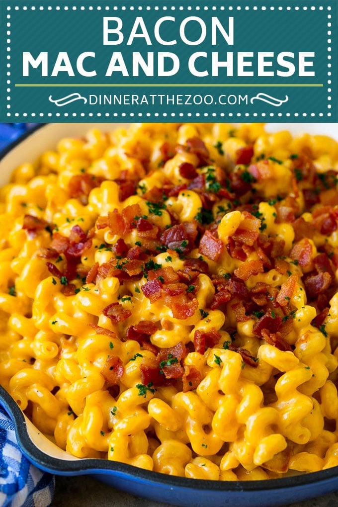 Bacon Mac and Cheese Recipe | One Pot Macaroni and Cheese #macandcheese #cheese #bacon #onepot #dinner #dinneratthezoo