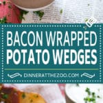 Bacon Wrapped Potato Wedges Recipe | Best Potato Wedges | Bacon Wrapped French Fries | Bacon Potato Wedges #bacon #potato #fries #dinner #dinneratthezoo