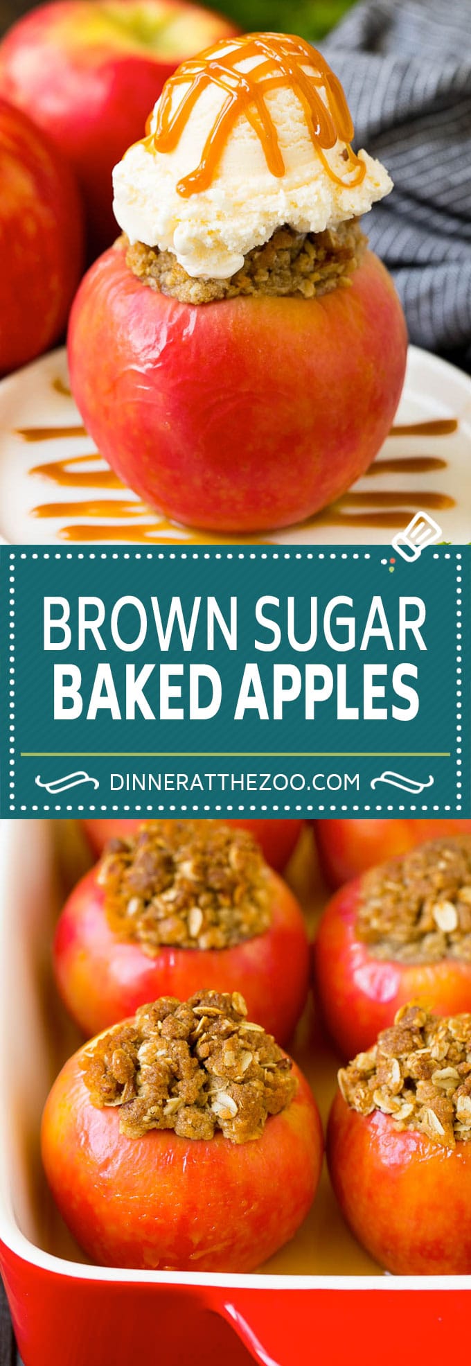 Baked Apples | Stuffed Apples #apples #fall #dessert #sweettooth #dinneratthezoo