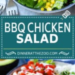 BBQ Chicken Salad Recipe | Chopped BBQ Chicken Salad | CPK Copycat Recipe #salad #chicken #bbq #chickensalad #dinneratthezoo #lunch #dinner