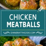 Chicken Meatballs Recipe | Baked Meatballs #chicken #meatballs #dinner #dinneratthezoo #comfortfood