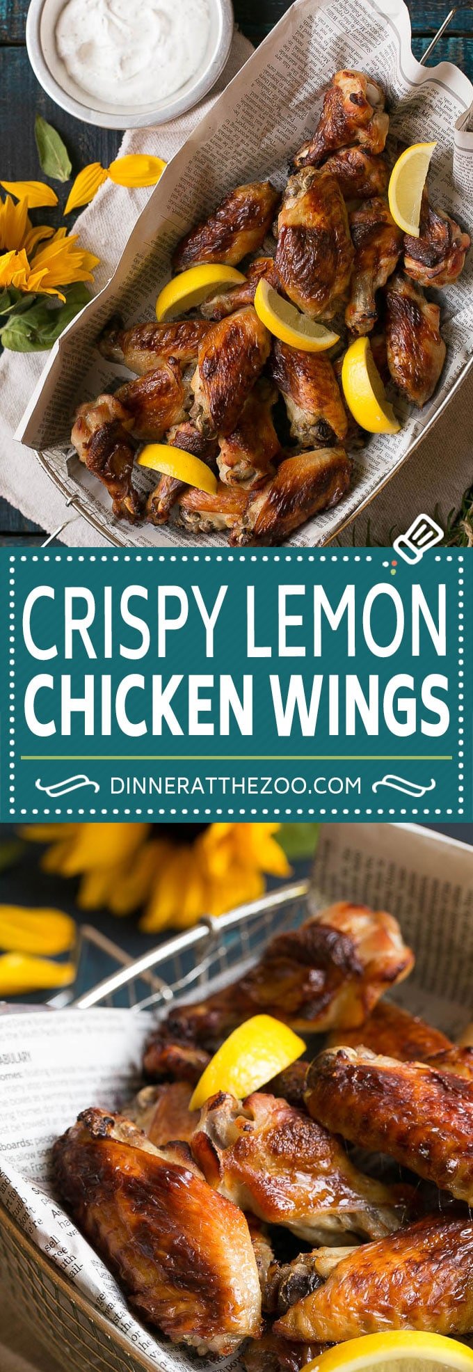 Lemon Chicken Wings Recipe | Baked Chicken Wings #chicken #chickenwings #lemon #appetizer #dinner #dinneratthezoo