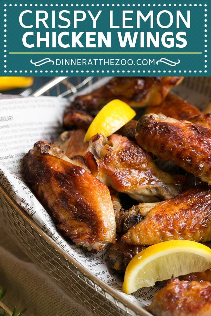 Lemon Chicken Wings Recipe | Baked Chicken Wings #chicken #chickenwings #lemon #appetizer #dinner #dinneratthezoo