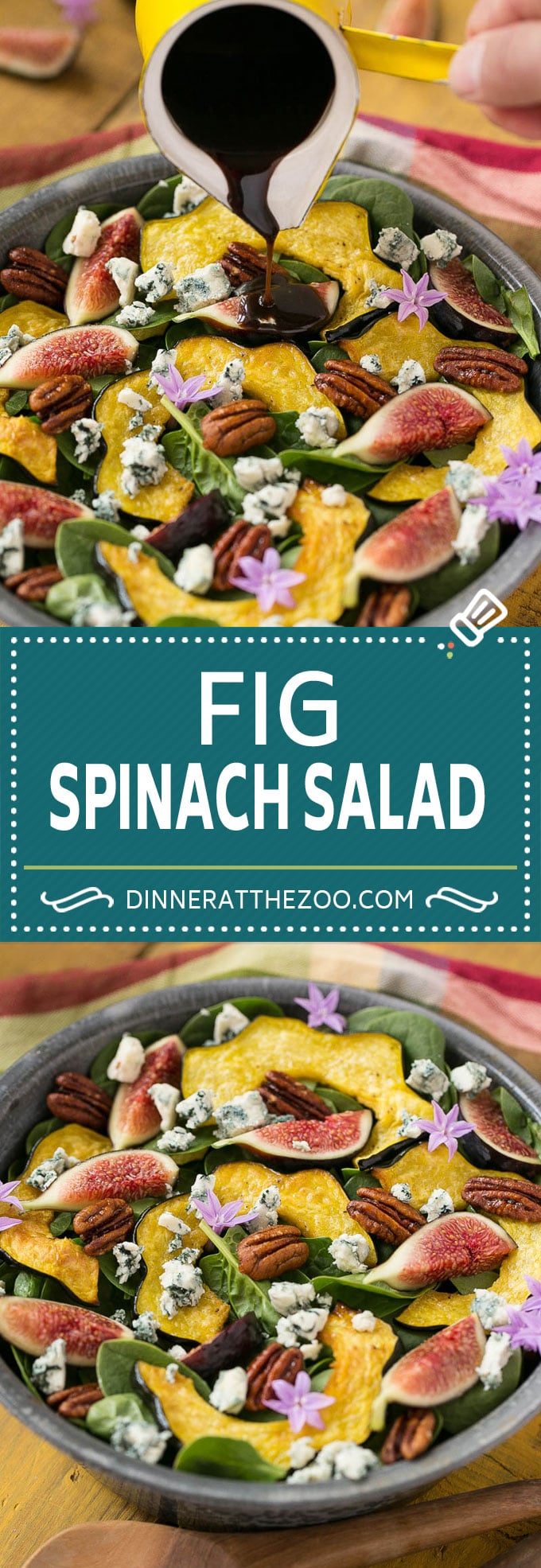 Fig Salad | Spinach Salad #salad #figs #dinner #spinach #dinneratthezoo