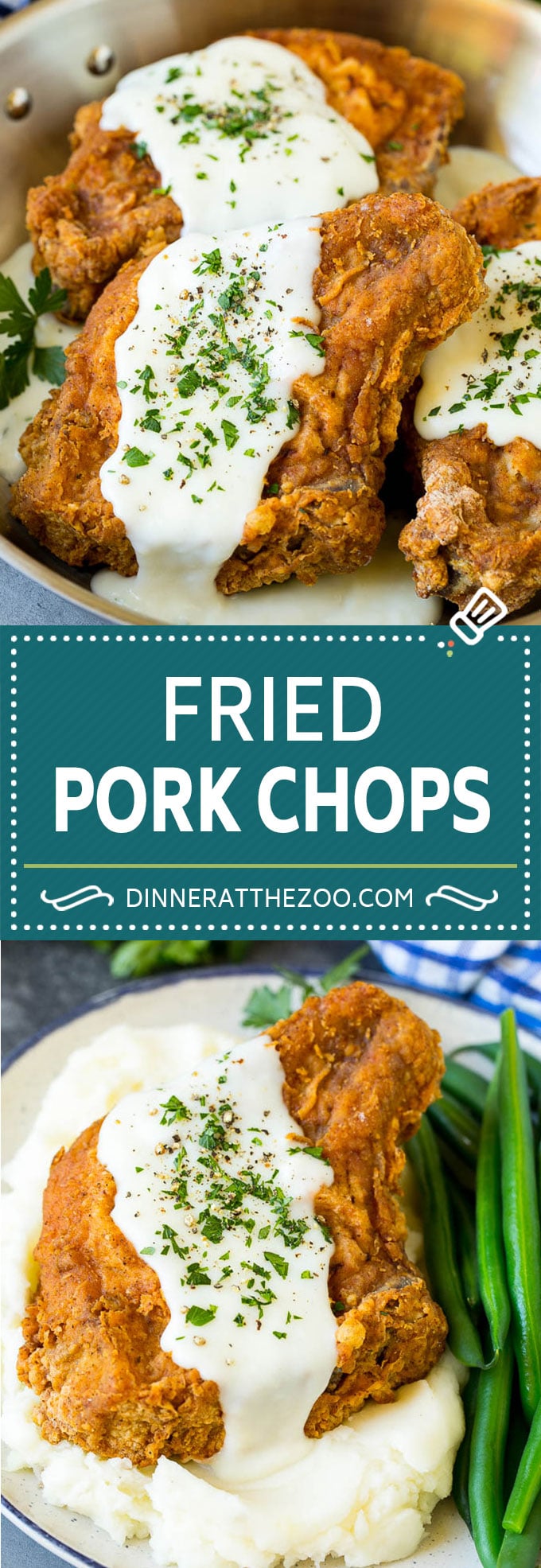 Fried Pork Chops Recipe | Pork Chop Recipe #porkchops #pork #dinner #dinneratthezoo #comfortfood