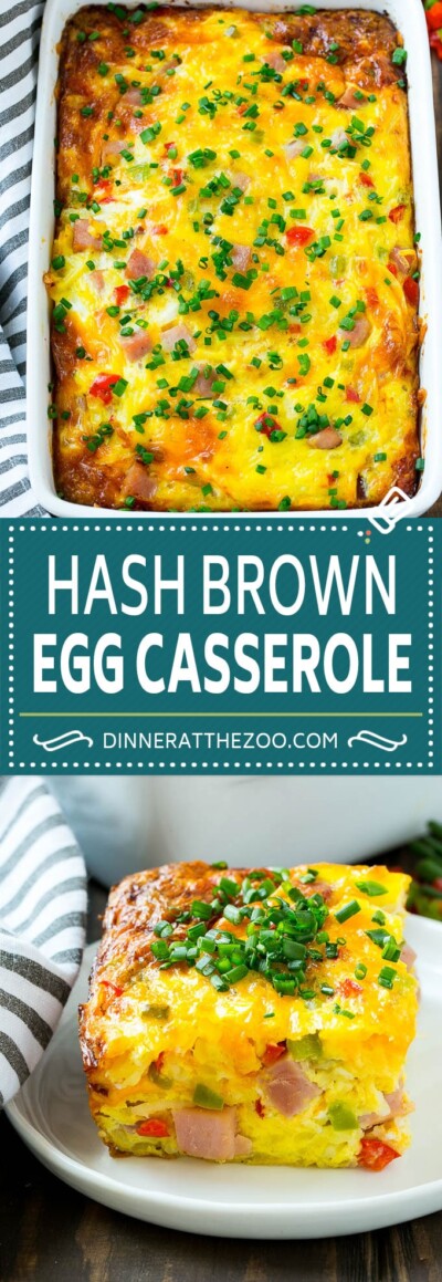 Hash Brown Egg Casserole - Dinner at the Zoo