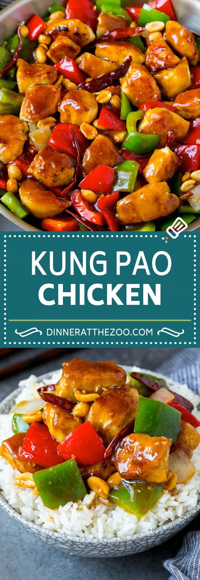 Kung Pao Chicken Recipe | Chicken Stir Fry #chicken #stirfry #chinesefood #peanuts #peppers #dinner #dinneratthezoo