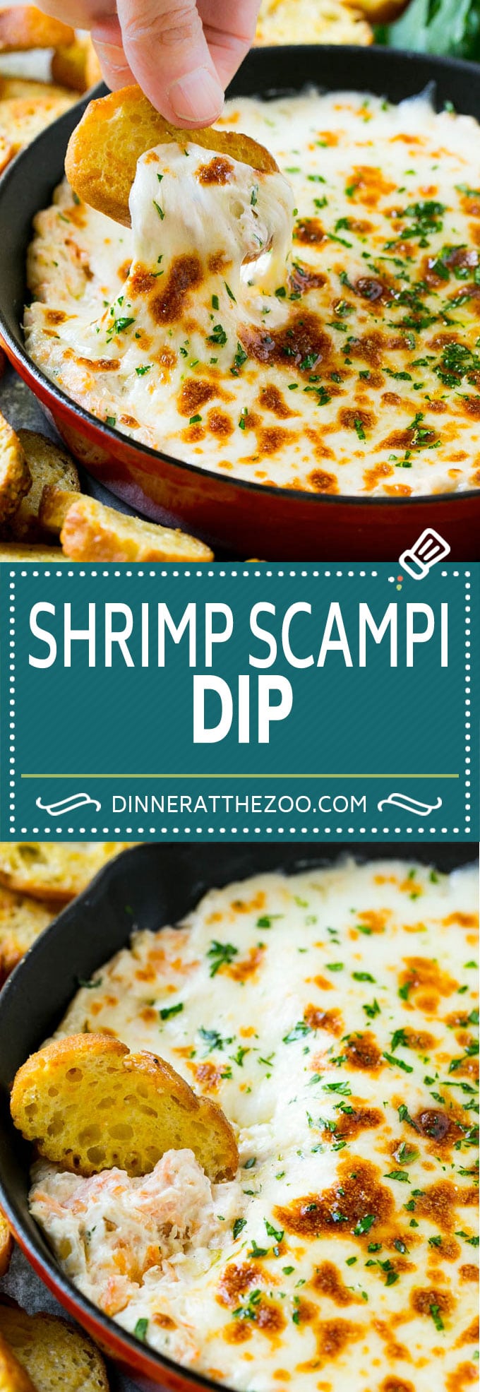 Shrimp Scampi Dip Recipe | Hot Shrimp Dip | Shrimp Dip Recipe #shrimp #dip #appetizer #cheese #seafood #dinneratthezoo