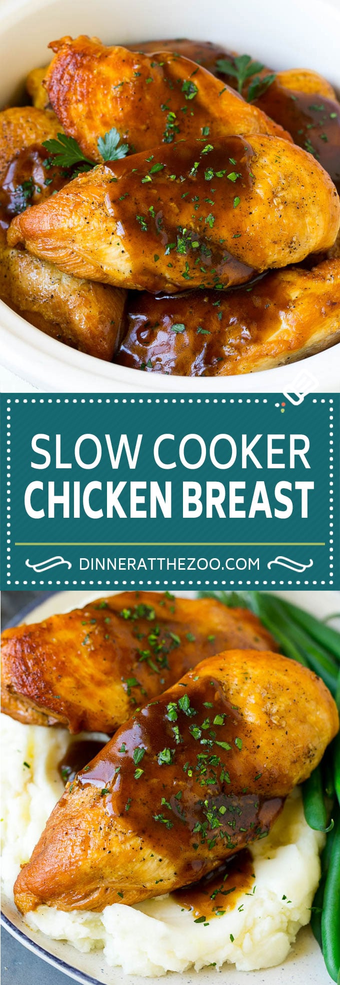 Slow Cooker Chicken Breast Recipe | Crock Pot Chicken Breast | Chicken and Gravy #chicken #slowcooker #crockpot #gravy #dinner #dinneratthezoo