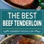 Beef Tenderloin with Garlic Butter #beef #steak #dinner #dinneratthezoo