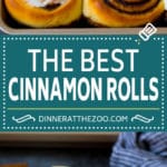 Cinnamon Rolls Recipe | Cinnamon Buns #cinnamon #rolls #pastry #breakfast #brunch #sweets #dinneratthezoo #baking #bread