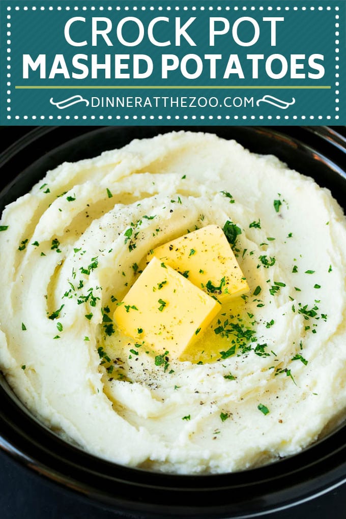 Crock Pot Mashed Potato Bar