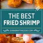 These fried shrimp are jumbo shrimp coated in seasoned breadcrumbs, then deep fried to golden brown perfection.