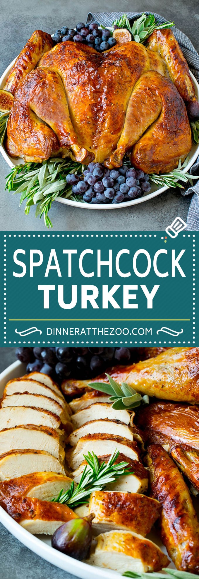 Spatchcock Turkey | Roasted Turkey | Thanksgiving Turkey #turkey #thanksgiving #dinner #fall #christmas #dinneratthezoo