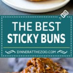 Sticky Buns Recipe | Sweet Rolls | Cinnamon Rolls #breakfast #brunch #cinnamon #pecans #dinneratthezoo #bread