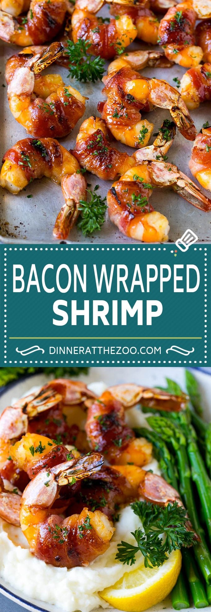 Bacon Wrapped Shrimp Recipe | Bacon Shrimp #shrimp #bacon #appetizer #dinner #dinneratthezoo #seafood