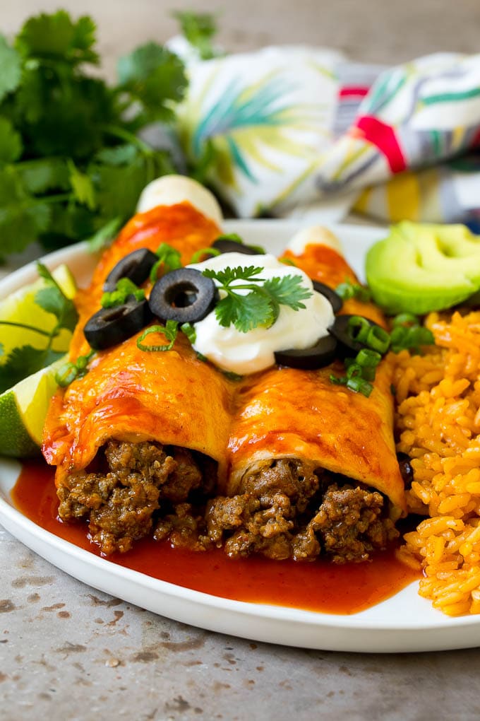 Beef Enchiladas