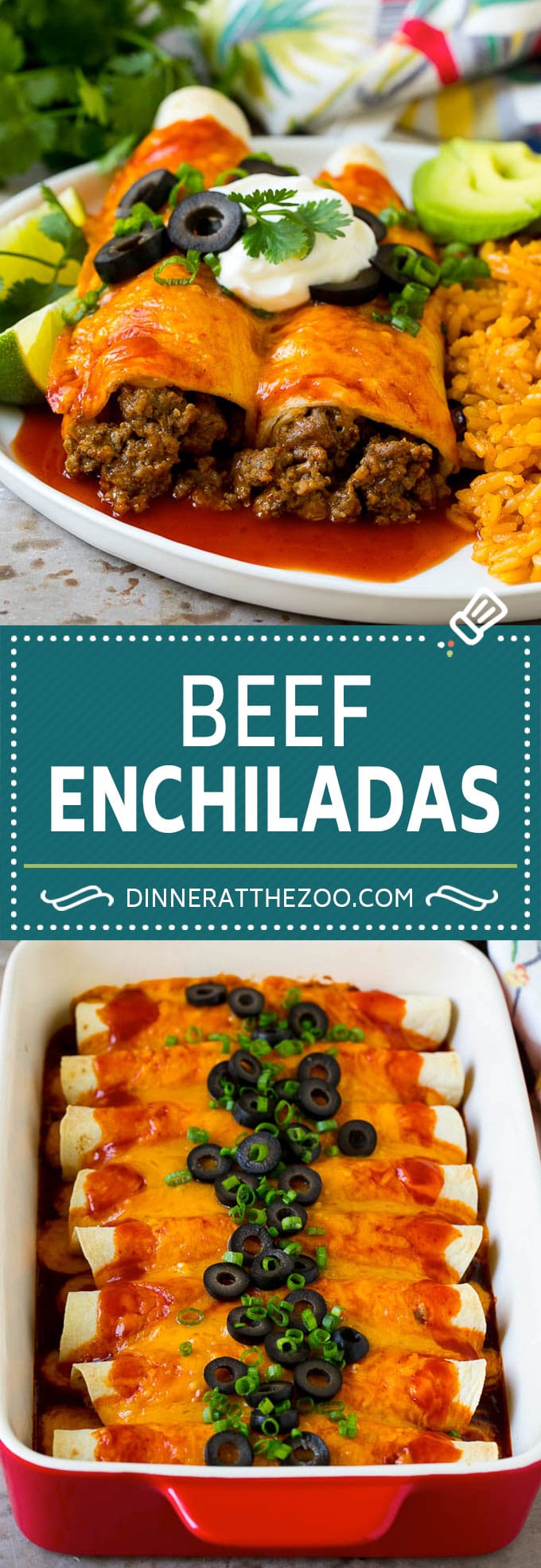 Beef Enchiladas Recipe #beef #groundbeef #mexicanfood #enchiladas #cheese #dinner #dinneratthezoo