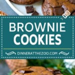 Brownie Cookies Recipe | Chocolate Cookies #cookies #brownies #chocolate #dessert #baking #dinneratthezoo