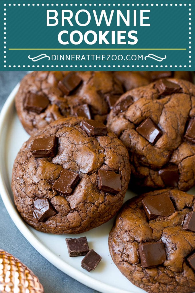 Brownie Cookies Recipe | Chocolate Cookies #cookies #brownies #chocolate #dessert #baking #dinneratthezoo