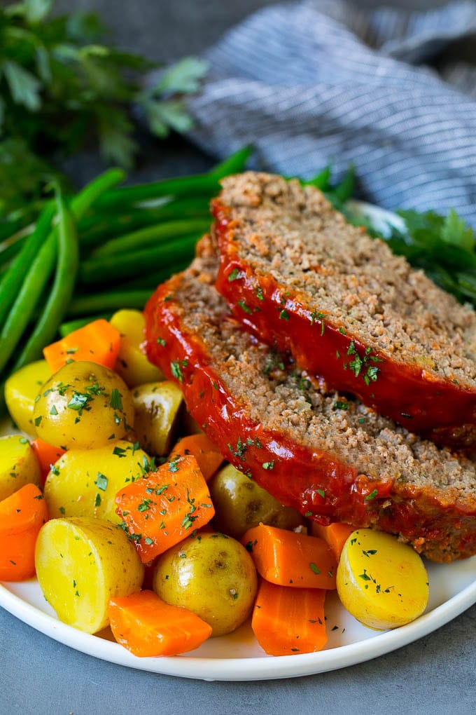 Crockpot Meatloaf with - Dinner the Zoo