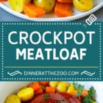 Crockpot Meatloaf Recipe | Slow Cooker Meatloaf #meatloaf #beef #slowcooker #crockpot #dinner #dinneratthezoo