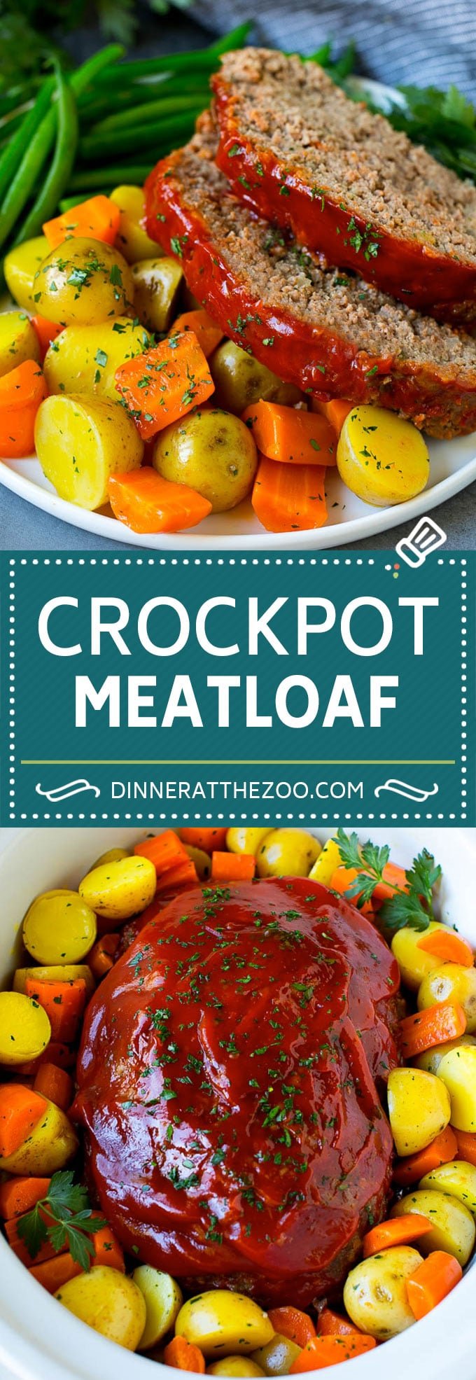 Crockpot Meatloaf Recipe | Slow Cooker Meatloaf #meatloaf #beef #slowcooker #crockpot #dinner #dinneratthezoo