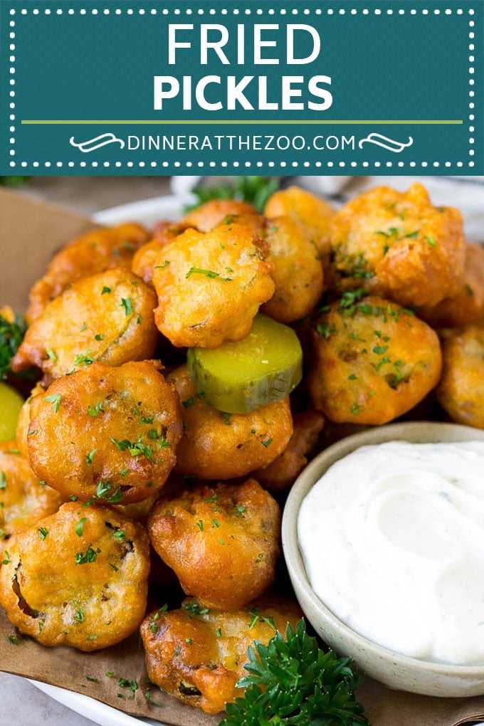 Fried Pickles Recipe #pickles #appetizer #snack #dinneratthezoo