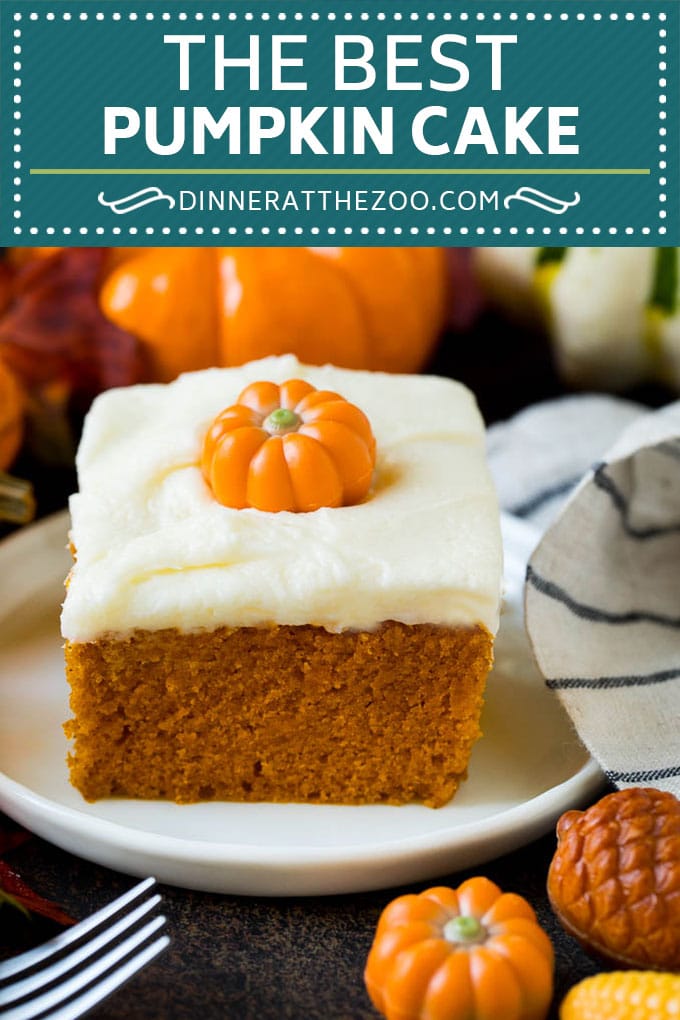 Pumpkin Cake Recipe | Pumpkin Spice Cake #cake #pumpkin #dessert #baking #fall #thanksgiving #dinneratthezoo