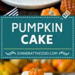 Pumpkin Cake Recipe | Pumpkin Spice Cake #cake #pumpkin #dessert #baking #fall #thanksgiving #dinneratthezoo