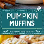 These pumpkin muffins are light and tender treats filled with plenty of pumpkin puree and spice, then topped with brown sugar streusel and baked to perfection. The ultimate fall breakfast or snack option.
