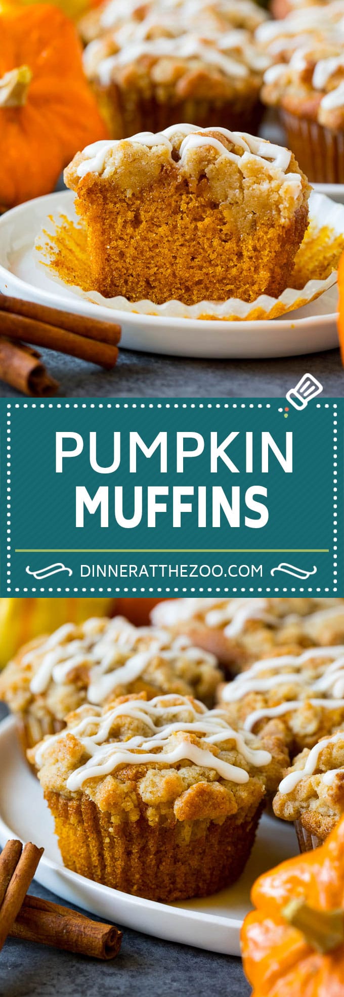 These pumpkin muffins are light and tender treats filled with plenty of pumpkin puree and spice, then topped with brown sugar streusel and baked to perfection. The ultimate fall breakfast or snack option.