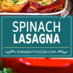 Spinach Lasagna Recipe | Vegetarian Lasagna #lasagna #spinach #cheese #pasta #italianfood #dinner #dinneratthezoo
