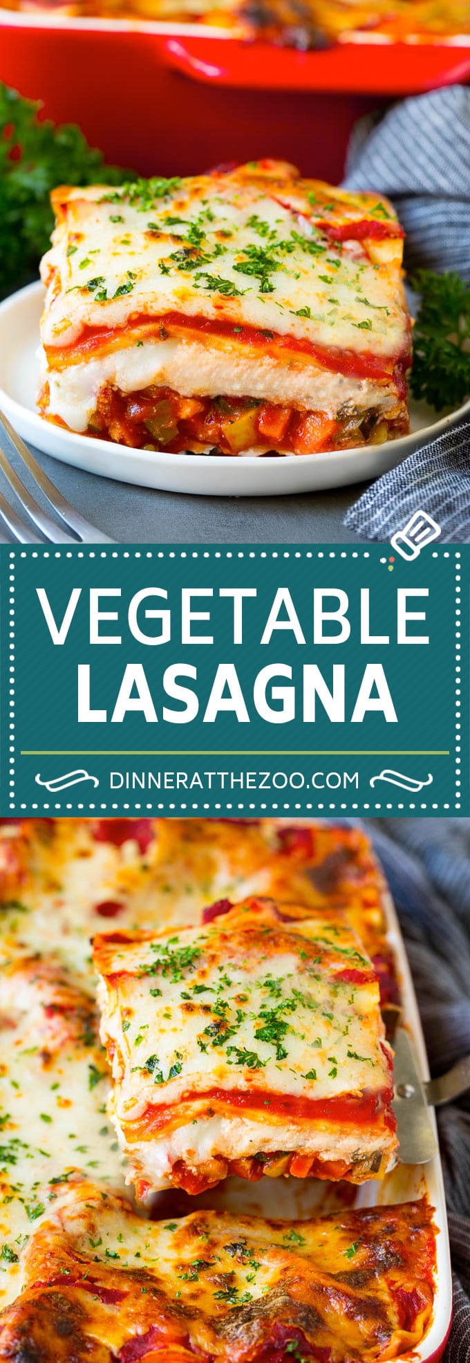 Vegetable Lasagna - Dinner at the Zoo