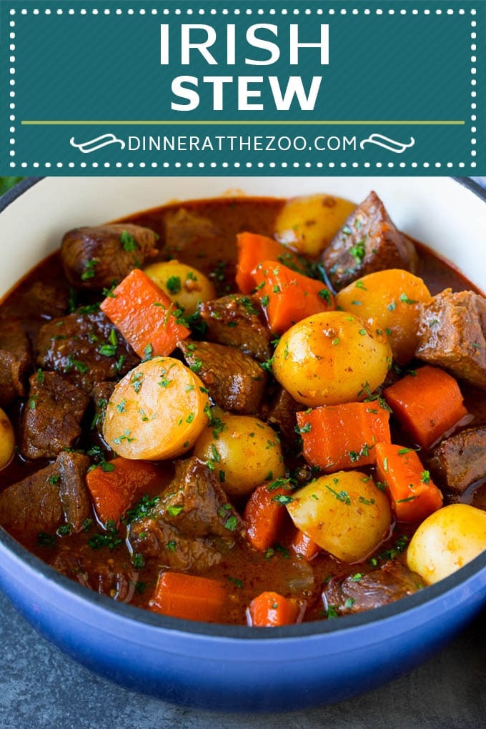 Irish Stew Recipe | Beef Stew #stew #soup #beef #carrots #potatoes #beer #stpatricksday #dinner #dinneratthezoo