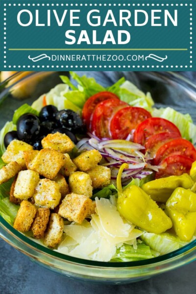 Olive Garden Salad Recipe - Dinner at the Zoo