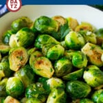 These sauteed brussels sprouts are cooked with butter, garlic and herbs until tender and caramelized.