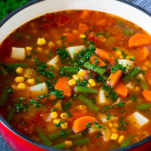 Vegetable Soup - Dinner at the Zoo
