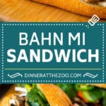 Bahn Mi Sandwich Recipe #sandwich #pork #lunch #dinner #dinneratthezoo