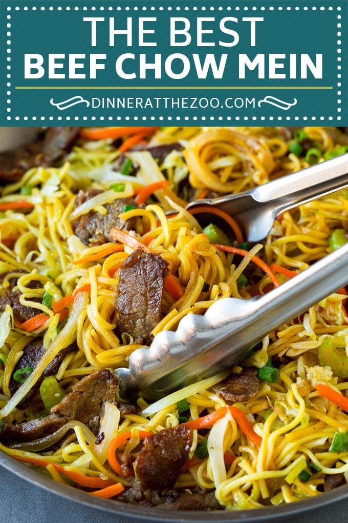 Beef Chow Mein #beef #noodles #dinner #dinneratthezoo