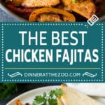 Chicken Fajitas Recipe #chicken #fajitas #peppers #dinner #dinneratthezoo #lowcarb